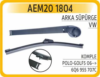 AEM Silgi Kolu Arka+süpürge+kapak 3 Parça Polo 02-10 Golf5 04-09 Leon Altea İbiza