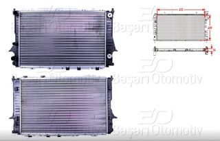 AUTOLUX Radyatör 632x409x34 A100 90-94 A6 95-97 2,0 2,5tdi Otomatik Vites