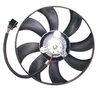 BUGIAD Fan Motoru 385mm 100w 1,4tdi Amf Bnm Polo 02-10 Fabia 00-10 Roomster 06-10 Cordo