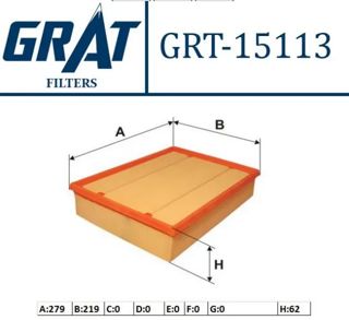 GRAT Hava Filtresi 2,4d Aja 2,5tdi Acv Ajt 2,8 Aes T4 1991-2003