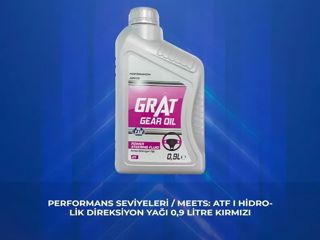 GRAT Direksiyon Yağı Kırmızı Atf 1lt