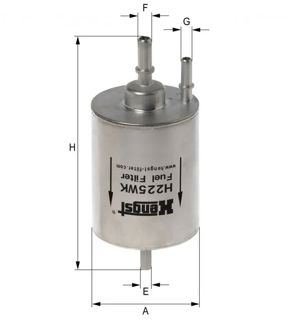 HENGST Benzin Filtresi 4bar 1,8t A4 2001-2008 A6 2005-2008