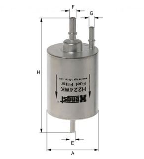 HENGST Benzin Filtresi 6bar 2,0tfsi 3,2fsi A4 05-08 A6 05-11 A8 04-10 Exeo 09-14