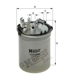 HENGST Mazot Filtre 1,9tdi 3 Çıkış Polo 06-10 Cordoba İbiza 06-10 Fabia Roomster 06-10