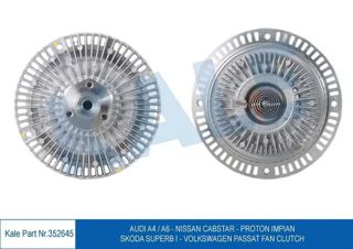 KALE Fan Termik 1,8t 1,9tdi Passat 97-05 A4 95-01 A6 02-05 Superb 02-08