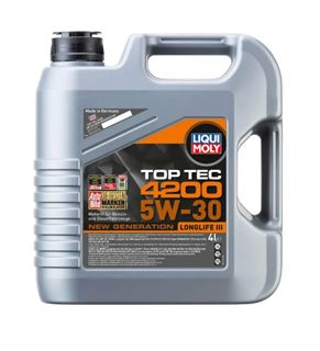 LIQUIMOLY Motor Yağ 4lt 5w-30ll Edge Partiküllü Top Tec 4200