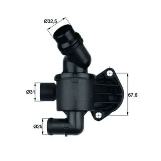 MAHLE Termostat 87c-102c 2,0tdi Caga Cagb Caha A4 08-15 A6 09-14 A5 12-17 Q5 09-17