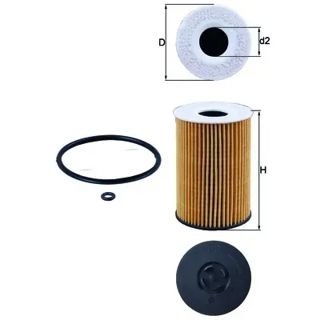 MAHLE Yağ Fıltre Golf7 1,6tdı 2,0tdı Clha Clhb Dcxa Crlb Cuvc