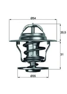 MAHLE Termostat 80c Golf1 75-84 Jetta1 79-84 Passat 74-81 T2 85-90 A80 73-78 A100 77-8