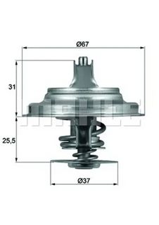 MAHLE Termostat 87c Büyük Kafa 2,4d 2,5tdı T4 Lt35 Crafter 2,5tdi