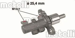 METELLI Fren Ana Merkez 25.4mm Passat 00-01 A4 99-01 A6 99-01 A8 94-01