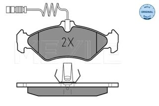 MEYLE Fren Balata Arka Lt28 1997-2007 Sprinter 1996-2006