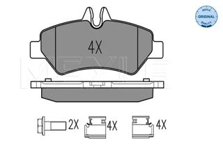 MEYLE Fren Balata Arka İnce Teker/tek Teker Crafter 06-16 Sprinter 06-17