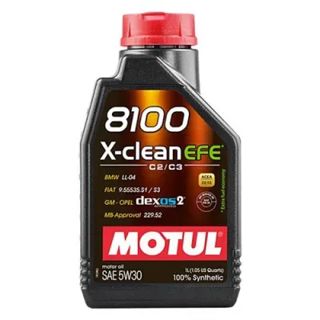 MOTUL Motor Yağ 1lt 5w-30 8100 X-clean Efe 50200 50500