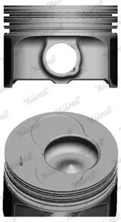 NURAL Piston Sekman 81,50mm 1-2 Silindir 2,0sdi Bdj Caddy 04-08