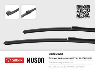 SILBAK Silgi 2li Takım 65cm-65cm Touareg 2003-2007 Cayanne 2003-2007