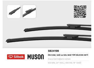 SILBAK Silgi 2li Takım 60cm-47,50cm A3 2004-2013