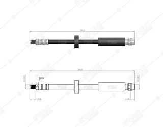 SVAC Fren Hortum Arka M10x1x320 A6 05-11