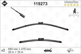 SWF Silgi 2li Takım 65cm-47,5cm Passat 2015-