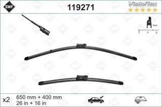 SWF Silgi 2li Takım 65cm-40cm Leon 2013-2020 İbiza 2018- Arona 2018-