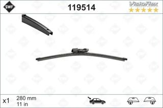 SWF Silgi Arka 280mm Golf6 Golf7 Polo 2010-2018 Yeti 2010-2018 Ateca 2016-