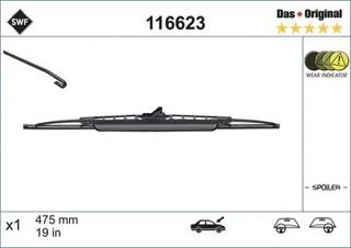 SWF Silgi Sol Spoilerli 47,5 Cm Polo Hb 1995-2002
