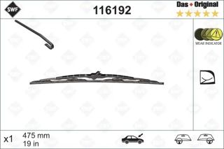 SWF Silgi Sağ Kavisli 47,5 Cm Golf3 Golf4 Bora Hb Classic Octavia Leon Toledo A3