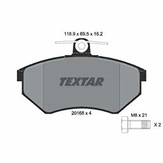 TEXTAR Fren Balata Ön 16mm Classıc Golf3 Passat 88-97 A80 87-92