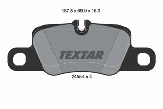 TEXTAR Fren Balata Arka Panamera 2010-