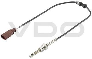 VDO Eksoz Sıcaklık Sensörü Kahverengi Soket 2,0tdi Passat 06-15 Passatcc 09-12