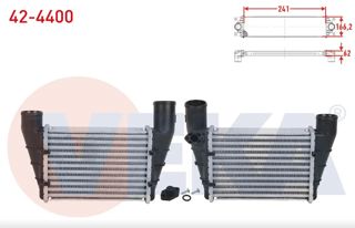 VEKA İnterkol Radyatör 1,8t 1,9tdi Passat 97-00 A4 95-01 A6 98-05