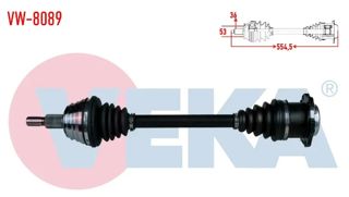 VEKA Aks Komple Sol 1,6 8v Otomatik 1,8 Agn 1,8t Agu Golf4 Bora