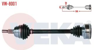 VEKA Aks Komple Sol 1,6 Düz Vites Golf4 Bora A3 Octavia A4 Leon Toledo