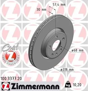 ZIMMERMANN Fren Diski Ön Takım 318x30mm 5/112 A4 2016- A5 2017- Q5 2016-