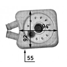 YAĞ SOĞUTUCU 1,6D 1,6TD 1,8 1,9 GOLF3 1,8T PASSAT 1997-1999 2,4 2,5TDİ T4 LT35