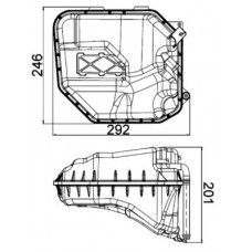 RADYATÖR SU DEPO TOUAREG 03-10 Q7 07-15