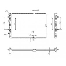 RADYATÖR 645X378X23 1,6 ALM AKL AEH 1,9TDİ AGR ALH İBİZA CORDOBA 1999-2002