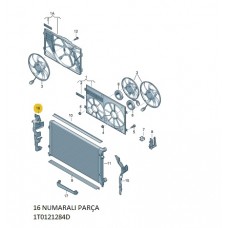 RADYATÖR HAVA KILAVUZ SAĞ CADDY 2011-2015 TOURAN 2011-2015