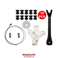 CAM KRİKO TELİ SETİ ARKA SAĞ AYAKLI GOLF4 1998-2004 BORA 1999-2005