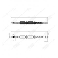 FREN HORTUM ÖN M10X1X735 16 JANT 2,5TDİ TOUAREG 2003-2010