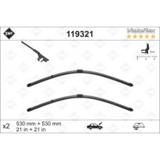SİLGİ 2Lİ TAKIM AEROTWİN MUZ TİP 53CM-53CM PASSAT 2002-2005 SUPERB 2002-2005