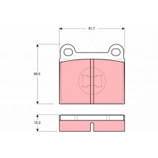 FREN BALATA ÖN GOLF1 1974-1984 JETTA1 1979-1984 POLO 1975-1990