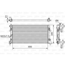 RADYATÖR 650X340X23 1,2TDİ 1,4 16V POLO 10-18