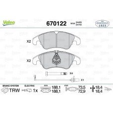 FREN BALATA ÖN A4 08-16 A6 11-14 A7 11-14 Q5 09-17