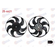 FAN MOTORU SAĞ KÜÇÜK 295MM 150W GOLF5 JETTA PASSAT CADDY