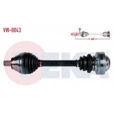 AKS KOMPLE SOL DÜZ VİTES 1,4TSİ 2,0TDİ TİGUAN 08-18 Q3 12-18