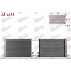 KLİMA RADYATÖR 556MM GOLF7 PASSAT 15- TİGUAN  A3 Q3 OCTAVİA SUPERB LEON