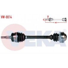 AKS KOMPLE SOL 1,9TDİ 5 VİTES T5 2003-2010 2,0TDİ 5 VİTES T6 2010-2015 T7 2016-2